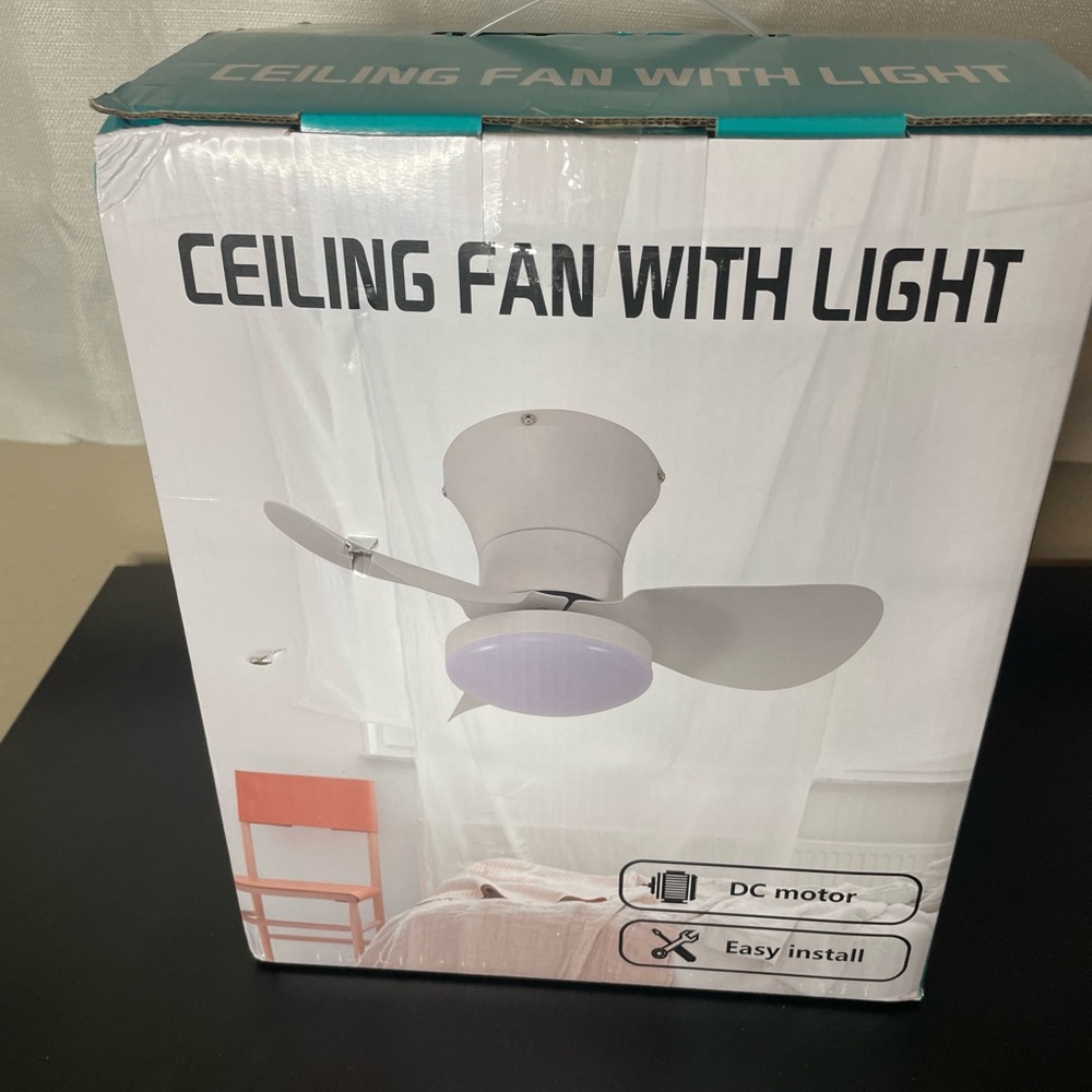 Ceiling fan with light